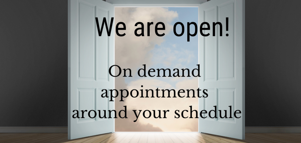 We are open! We are open!